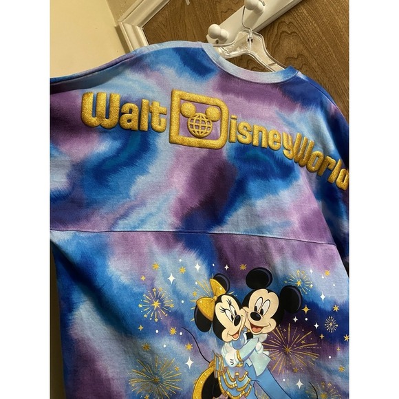 Walt Disney World 50th Grand Finale Anniversary Tie Dye Spirit Jersey XL NWOT - Picture 11 of 16
